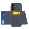 Pikkukuva 1 / 11: Lyxigt PC-läder Retro Flip Plånboksfodral för Galaxy A54 5G Marine blue