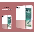 Miniatyrbild 4 av 10: iPhone 6/6S plus - Stilrent skal i 2 delar från FLOVEME Vit/Roséguld
