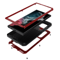 Miniatyrbild 5 av 11: Samsung Galaxy S23 Ultra - Robust Aluminiumfodral HEAVY DUTY Svart