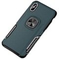 Miniatyrbilde 2 av 11: iPhone XR - Skal med Ringhållare (LEMAN) Blå Blå