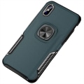 Miniatyrbillede 1 af 11: iPhone XR - Skal med Ringhållare (LEMAN) Petrol Petrol