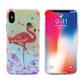 Miniatyrbilde 3 av 6: Skyddsskal PINK FLAMINGO för iPhone X/XS