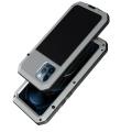 Miniatyrbild 6 av 11: iPhone 14 Pro - Stryktåligt 360-fodral i Aluminium HEAVY DUTY Silver