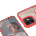 Pikkukuva 10 / 11: iPhone 12 Mini - Stilsäkert Skyddande Skal med Ringhållare LEMAN Svart