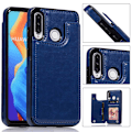 Miniatyrbillede 1 af 11: Smart Stilsäkert Skal med Korthållare - Huawei P30 Lite Blå