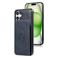 Miniatyrbilde 8 av 11: iPhone 16 Plus - Professionellt Leman Skal med Korthållare Khaki-Ljusbrun