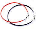 Miniatyrbilde 9 av 11: Stilsäkert Armband i PU-Läder Röd