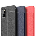 Miniatyrbilde 4 av 11: Stilsäkert Litchi-Läder Design Skal - Samsung Galaxy S20 Plus Svart