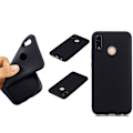 Pikkukuva 3 / 5: Huawei P40 Lite E - Stötdämpande Mattbehandlat Skal Svart