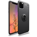 iPhone 11 - Skyddande Stilrent Skal med Ringhållare Svart