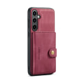 Pikkukuva 8 / 11: Nahkainen lompakkokotelo, jossa magneettinen korttitasku Galaxy S24 Plus -puhelimeen Roséguld