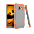 Smart och Stötdämpande Hybridskal (LEMAN) Samsung Galaxy S8+ Grå/Orange