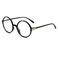 Pikkukuva 1 / 11: Eleganta Retro Anti-Blå Ljus Glasögon Matte Svart