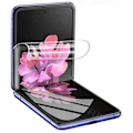 Miniatyrbilde 5 av 11: Galaxy Z Flip - Skärmskydd 3 in 1 Hydrogel Fram- & Baksida Transparent