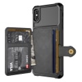 Miniatyrbilde 3 av 10: iPhone X/XS - Robust Skal med Kortfack Grön