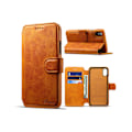 Pikkukuva 2 / 11: Exklusivt Fodral med Plånbok - iPhone X/XS (PU-Läder) Brun