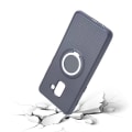Miniatyrbilde 11 av 11: Samsung Galaxy A8 2018 - Carbon-Skal med Ringhållare FLOVEME Rosaröd