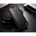 Miniatyrbilde 3 av 9: Elegant Plånboksfodral i Läder för Galaxy S8+ från CASEME Svart