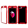 Pikkukuva 1 / 11: iPhone 8 Plus - Effektfullt EXXO Skyddsfodral med Hörnskydd Röd