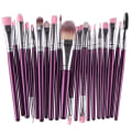 Miniatyrbilde 3 av 4: KABUKI Sminkborstset med 20 borstar - ORIGINAL - Lila/Rosé