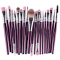 Miniatyrbillede 3 af 4: KABUKI Sminkborstset med 20 borstar - ORIGINAL - Lila/Rosé