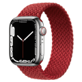 Miniatyrbilde 10 av 11: Slitsterkt og elastisk Apple Watch-reim 38mm/40mm/41mm Svart/Vit M