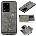 Miniatyrbillede 1 af 11: Samsung Galaxy S20 Ultra - Kraftfullt Skal med Kortfack Grå