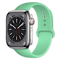 Miniatyrbillede 3 af 11: Klassisk holdbart silikonearmbånd til Apple Watch 38mm/40mm/41mm Grå M