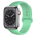 Silikonearmbånd Holdbart Apple Watch 38mm/40mm/41mm Ljusgrön Large