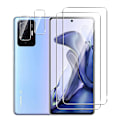Pikkukuva 3 / 11: 3-PACK Xiaomi 11T Pro Skärmskydd + Kameralinsskydd HD 0,3mm Transparent