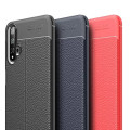 Miniatyrbild 8 av 11: Huawei Nova 5T - AUTO FOCUS Litchi Design Skyddsskal Röd