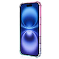 Miniatyrbilde 6 av 11: iPhone 16 Plus - Stilrent Skyddande Gradient Silikonskal Transparent