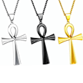 Miniatyrbillede 4 af 4: Exklusivt Egyptiskt Kors Halsband Silver