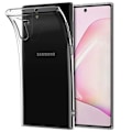 Miniatyrbilde 2 av 11: Stilsäkert Skyddsskal i Silikon - Samsung Galaxy Note 10 Transparent/Genomskinlig