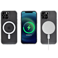 Pikkukuva 2 / 7: iPhone 12 Pro Max - Kraftfullt Stötdämpande Silikonskal Genomskinlig