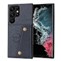 Pikkukuva 2 / 11: Samsung Galaxy S25 Ultra -  Lyxigt PC-läder retro flip-fodral i plånboksstil Röd