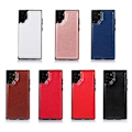 Miniatyrbillede 3 af 11: Smidigt Skyddsskal med Kortfack - Samsung Galaxy Note10 Plus Brun