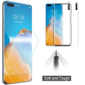 Miniatyrbilde 5 av 11: Huawei P40 Pro 3-PACK Mjukt Skärmskydd 3D PET 9H 0,2mm Svart