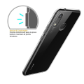 Pikkukuva 9 / 10: Silikonskal - Huawei Y6s Transparent/Genomskinlig