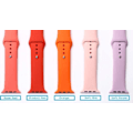Miniatyrbillede 8 af 11: Apple Watch 42mm - Eksklusive Silikonarmbånd LEMAN Høj kvalitet Matt Gul M