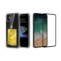 Miniatyrbillede 7 af 11: iPhone 11 - 1 Set Skal med Korthållare och Skärmskydd Transparent