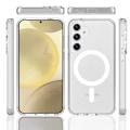 Miniatyrbilde 3 av 11: Magnetiskt trådlöst laddningsskal i PC-material för Galaxy S21 plus Transparent