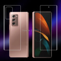 Pikkukuva 5 / 11: Samsung Galaxy Z Fold 2 - Smart Hydrogel Skärmskydd 3 in 1 Transparent