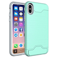 Miniatyrbilde 1 av 11: iPhone XS MAX - Skal med Kortfack (JENSEN) Grön