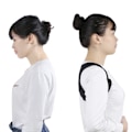 Pikkukuva 5 / 11: Ergonomiskt Rygg- och Axelstöd för Förbättrad Hållning och Komfort Svart