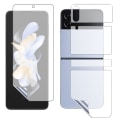 Miniatyrbilde 3 av 11: Fram- Baksida Skärmskydd Kameralinsskydd Hydrogel Z Flip4 Transparent