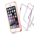 Miniatyrbillede 2 af 7: iPhone 6/6S Plus - Stilren Bumper i Aluminium och Silikon Roséguld