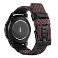 Pikkukuva 4 / 11: Joustavat Nylonrannekkeet - Samsung Galaxy Watch S3 Frontier Blå 20mm