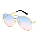 Pikkukuva 1 / 8: Eleganta Solglasögon som är Polariserade Guld/Blå/Rosa