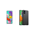 Miniatyrbillede 2 af 11: Samsung Galaxy A71 - Mattbehandlat Tunt Skal & Skärmskydd Svart